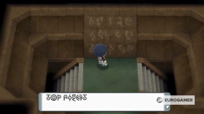 Solaceon Town and Solaceon Ruins Unown Pokémon, trainers and items in ...