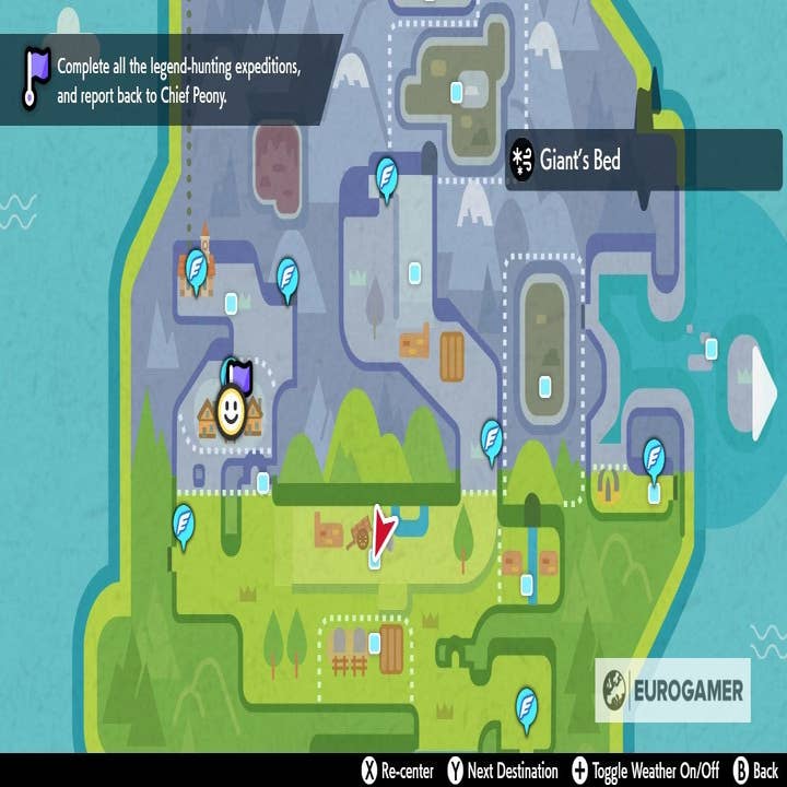 The Crown Tundra Maps and Pokemon Locations