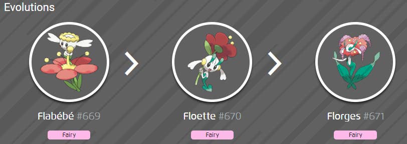 Floette Evolution Chart