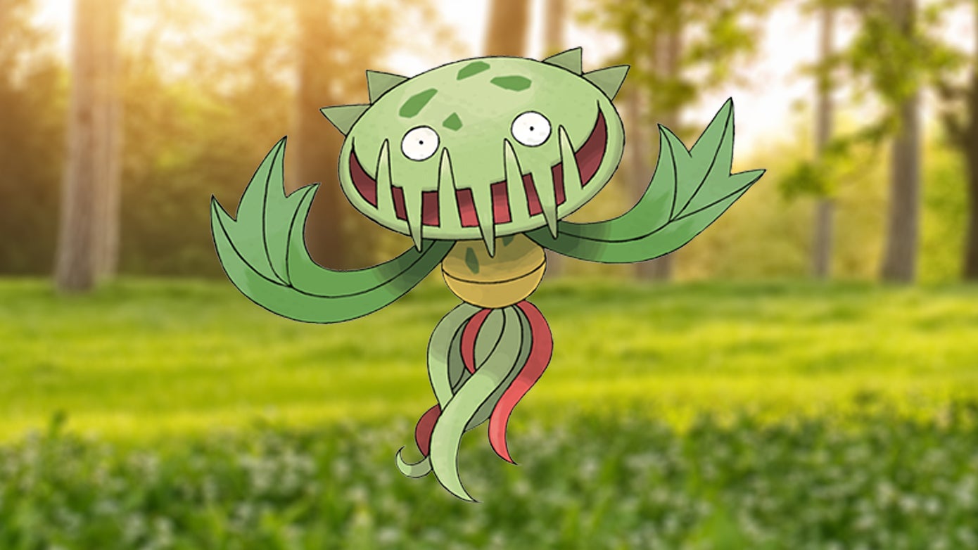 Carnivine from the fourth generation of the Pokémon coloring page