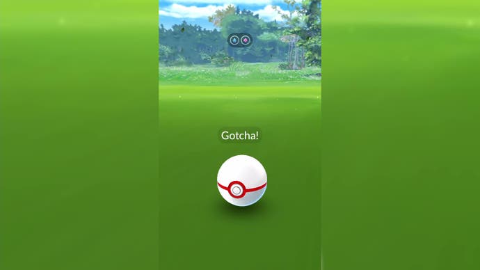 Catch Medals after catching in Pokémon Go