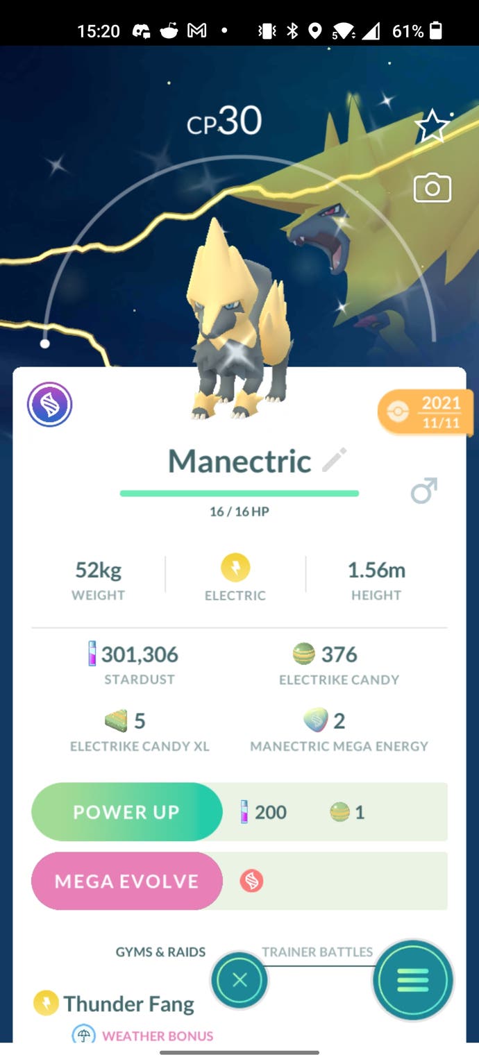 Pokémon Go Manectric