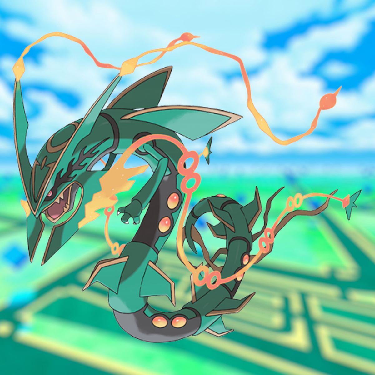 Pokemon Mega Shiny rayquaza 2