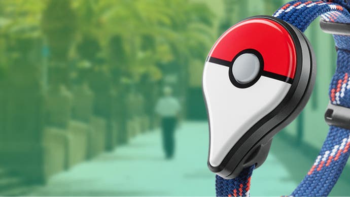 The Pokémon Go Plus gadget.