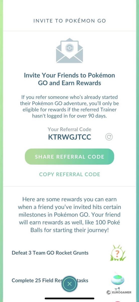 Pokemon GO Official Friend Codes