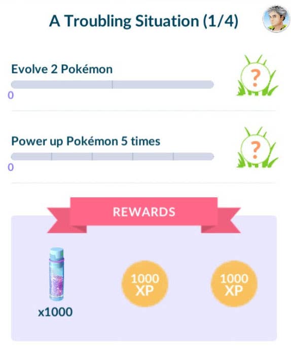 Pokémon Go Showdown in the Shadows quest steps and rewards