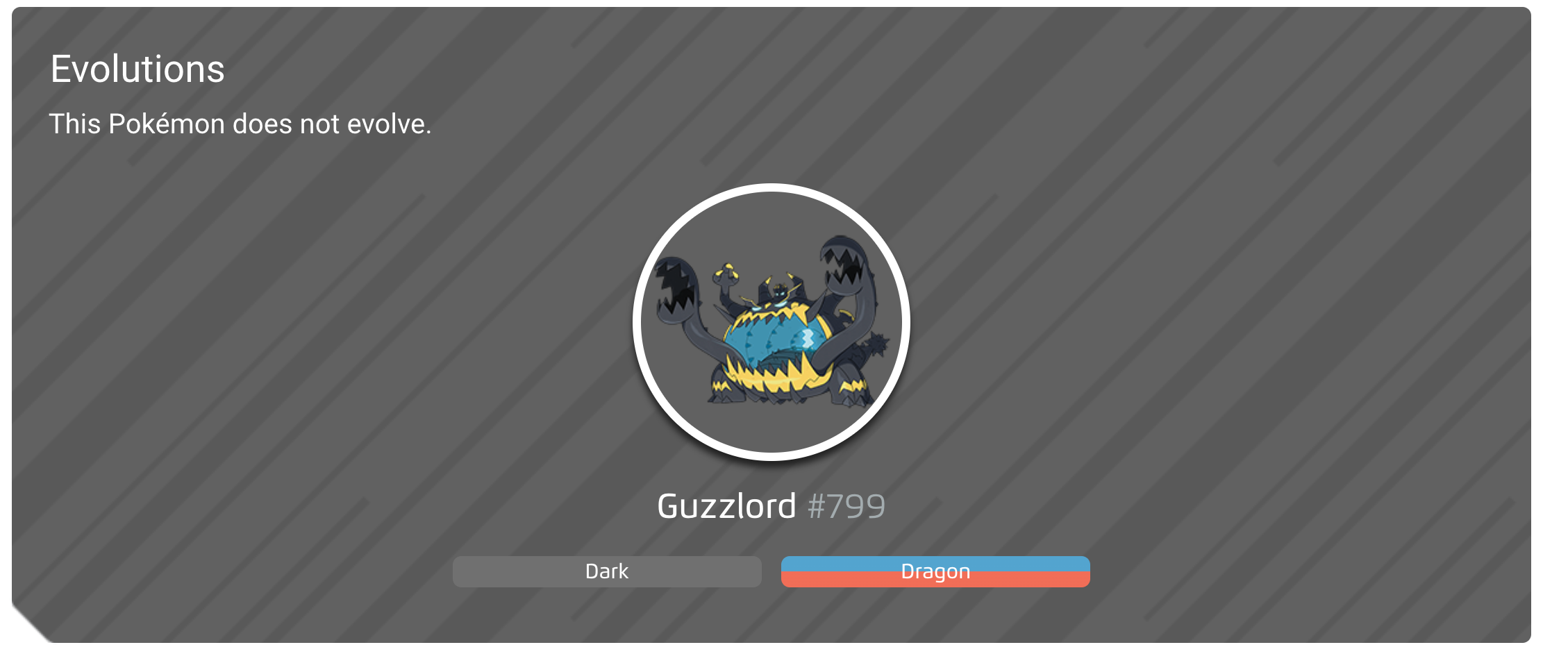 pokemon guzzlord family
