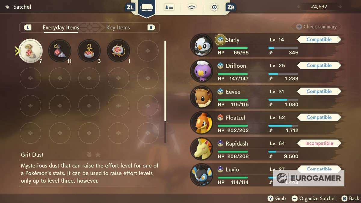 All Eevee Eeveelutions Set Shiny Max Effort Level Stats - Pokemon Legends  Arceus