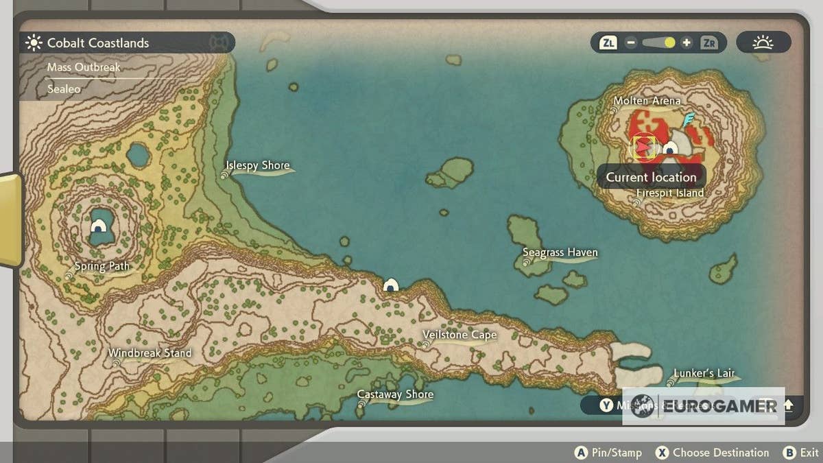 Unown Locations - Pokémon Legends: Arceus