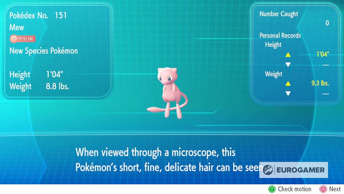 Pokémon Let's Go Mew explained - how to get Mew in Pokémon Let's