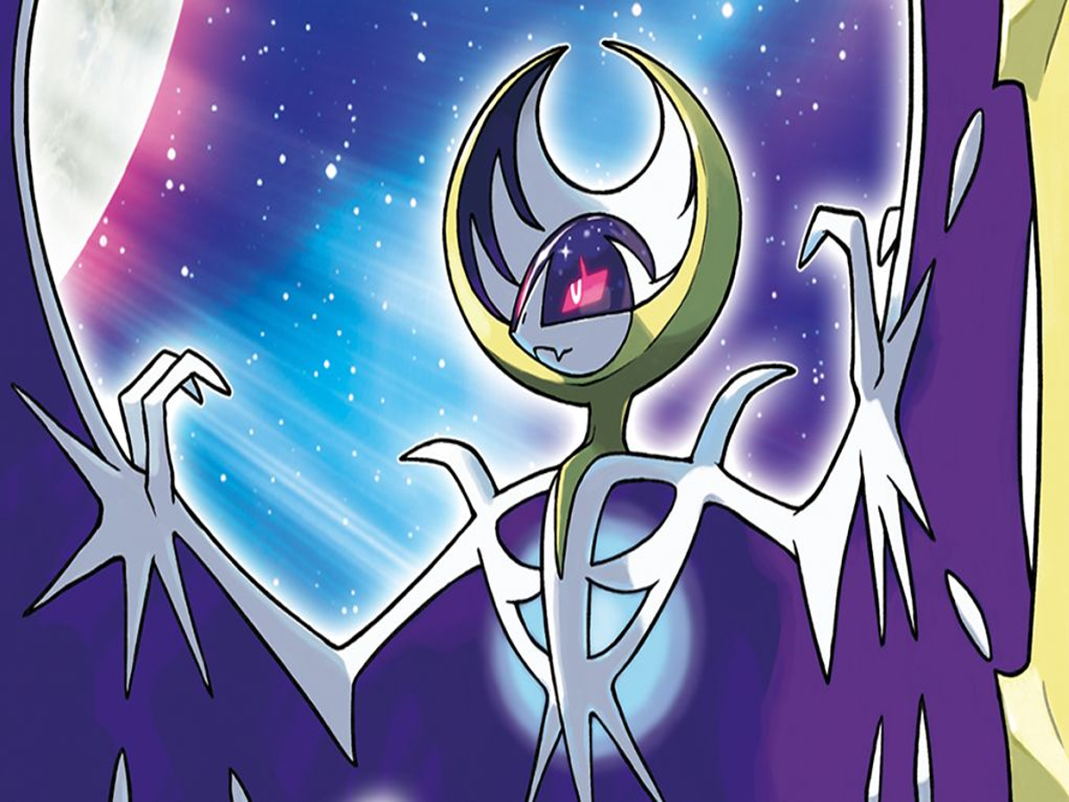 Download Shiny Purple Lunala Pokemon Sun And Moon Wallpaper