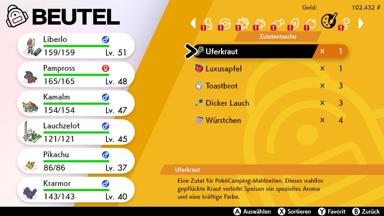 Pokémon Schwert und Schild Alle Fundorte seltener Zutaten für das Kochen von Curry Eurogamer.de