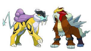 Legendary Pokemon Entei and Raikou will be available for Pokemon Sun and Moon starting April 4