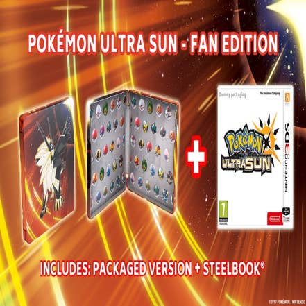 Pokemon Ultra Sun/Ultra Moon - Ultra Dual Edition, Fan Editions announced  for Europe