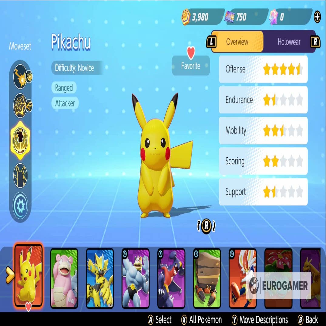 Pikachu - Pokémon Unite