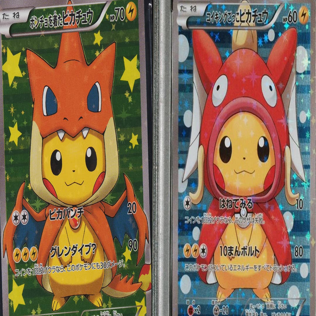 Pikachu in a poncho is Pokémon collectors' favourite new obsession