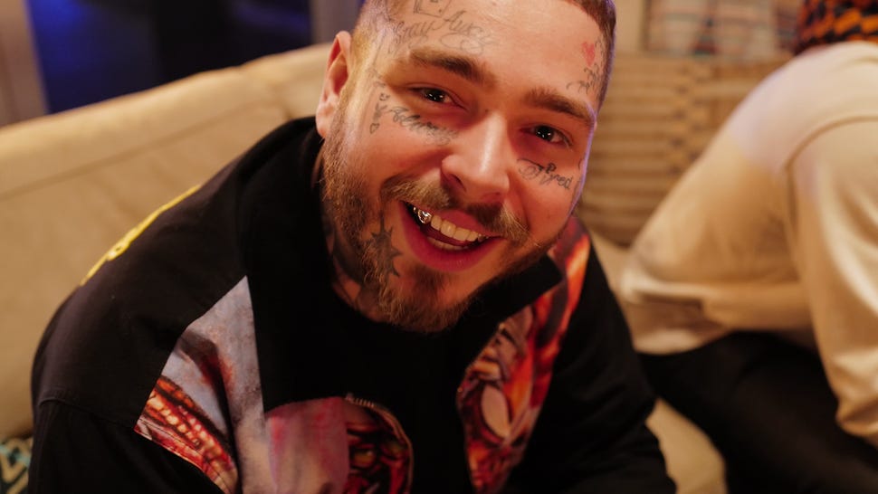 An promo image of rapper Post Malone.