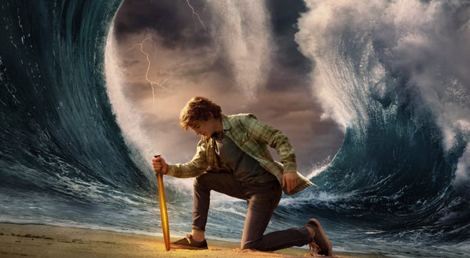 Cropped poster for Disney+series Percy Jackson and the Olympians