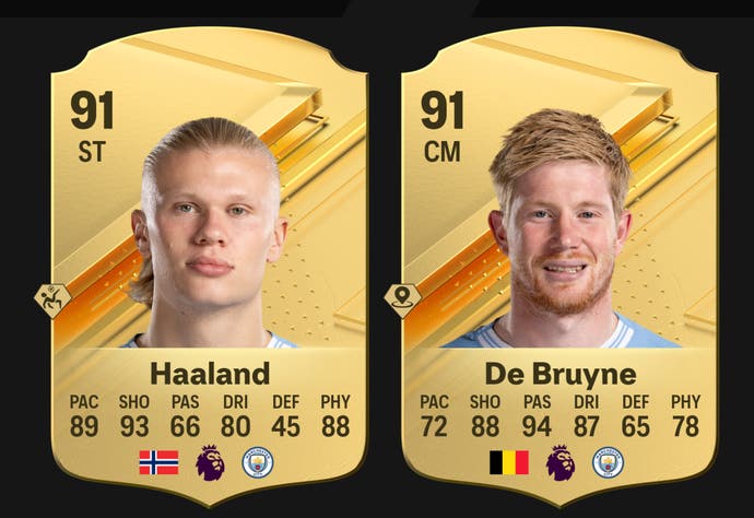 FC 24 ratings premier league
