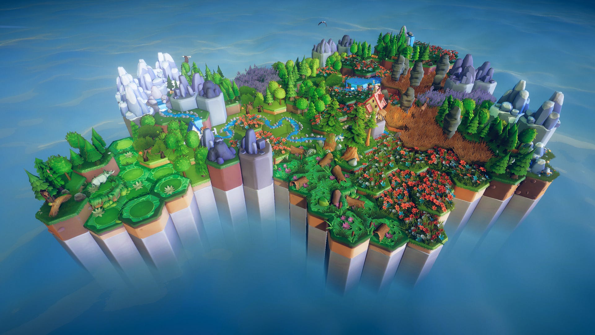 Preserve looks like a relaxing puzzle blend of Dorfromantik and Terra Nil
