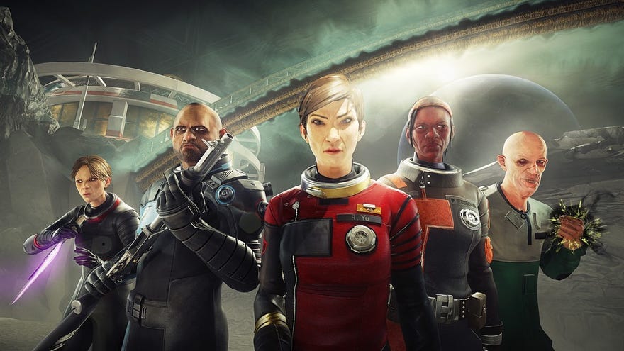 The five playable characters in Prey: Mooncrash.