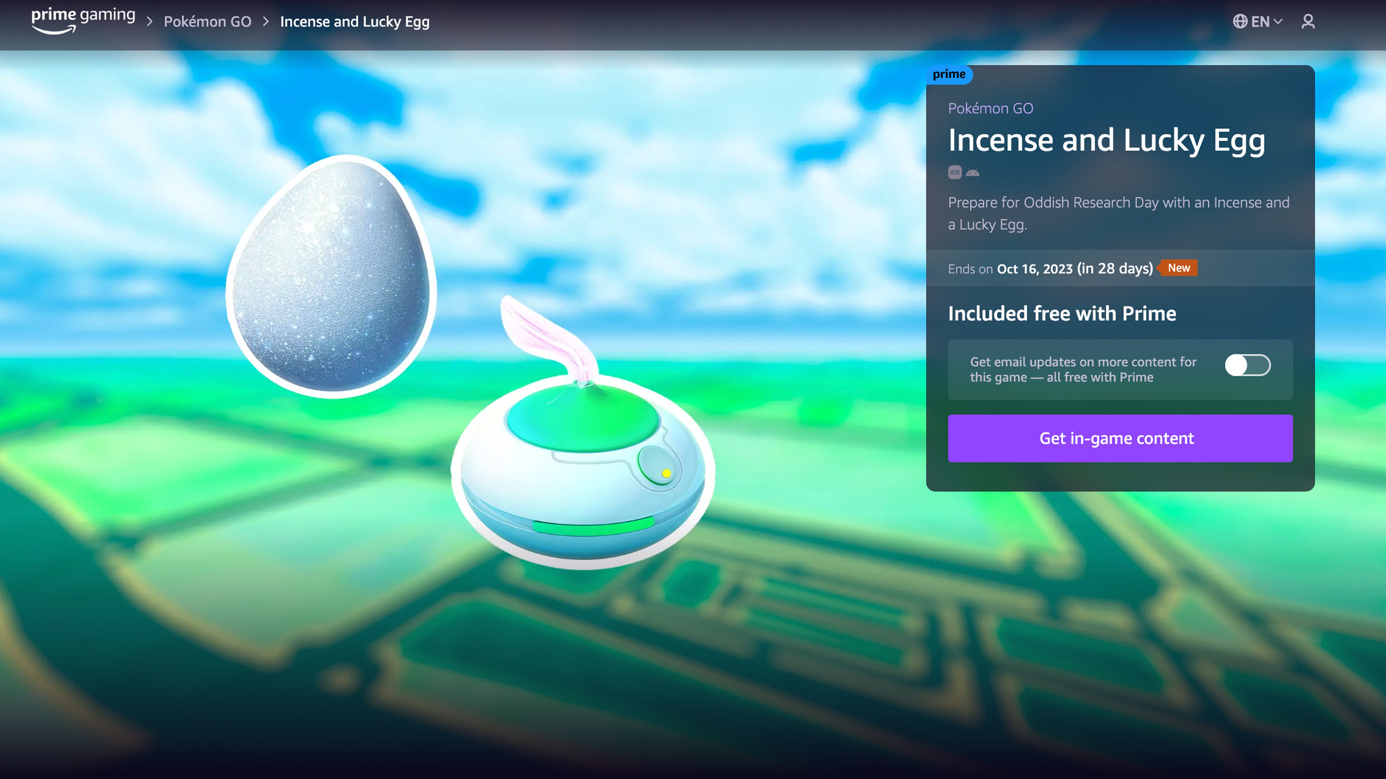 Pokemon GO Promo Codes for October 2023 VG247