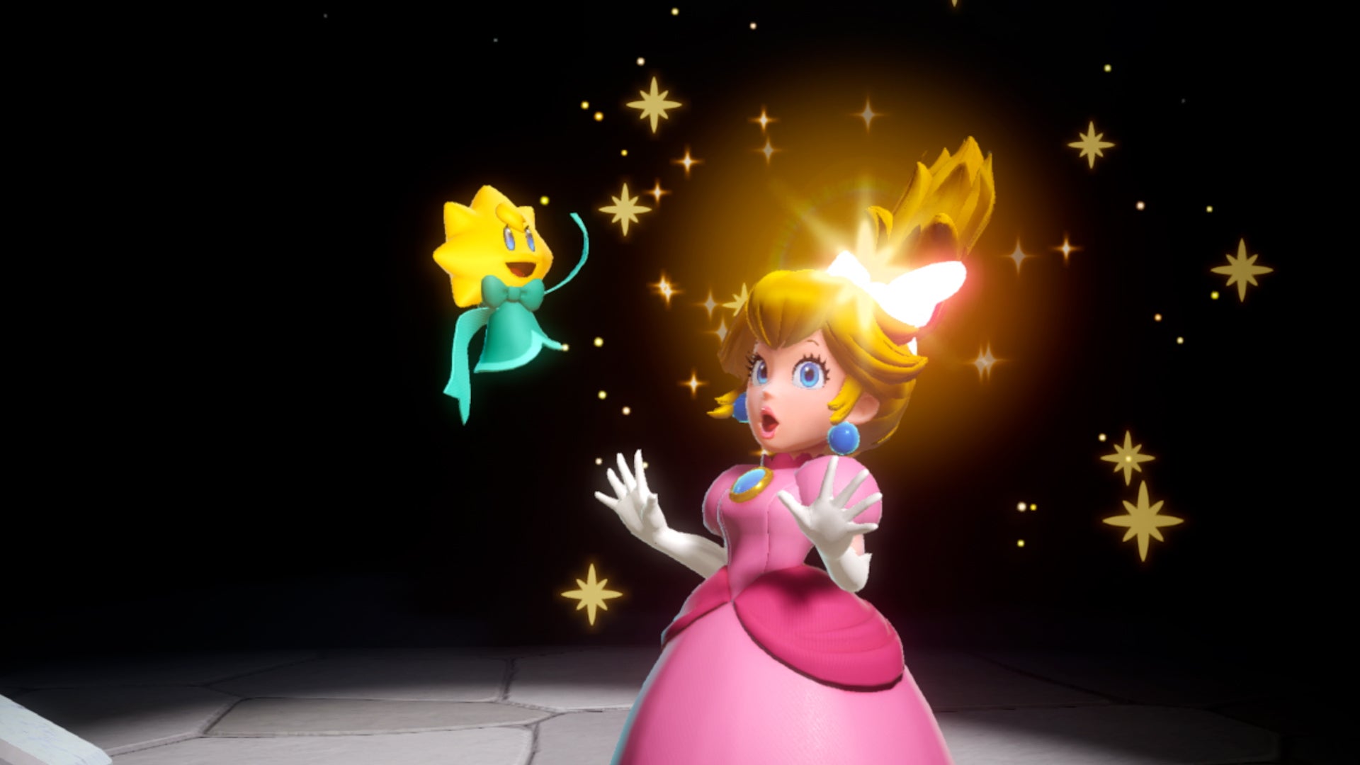 Princess Peach Showtime tasks you with saving the Sparkle Theatre in
