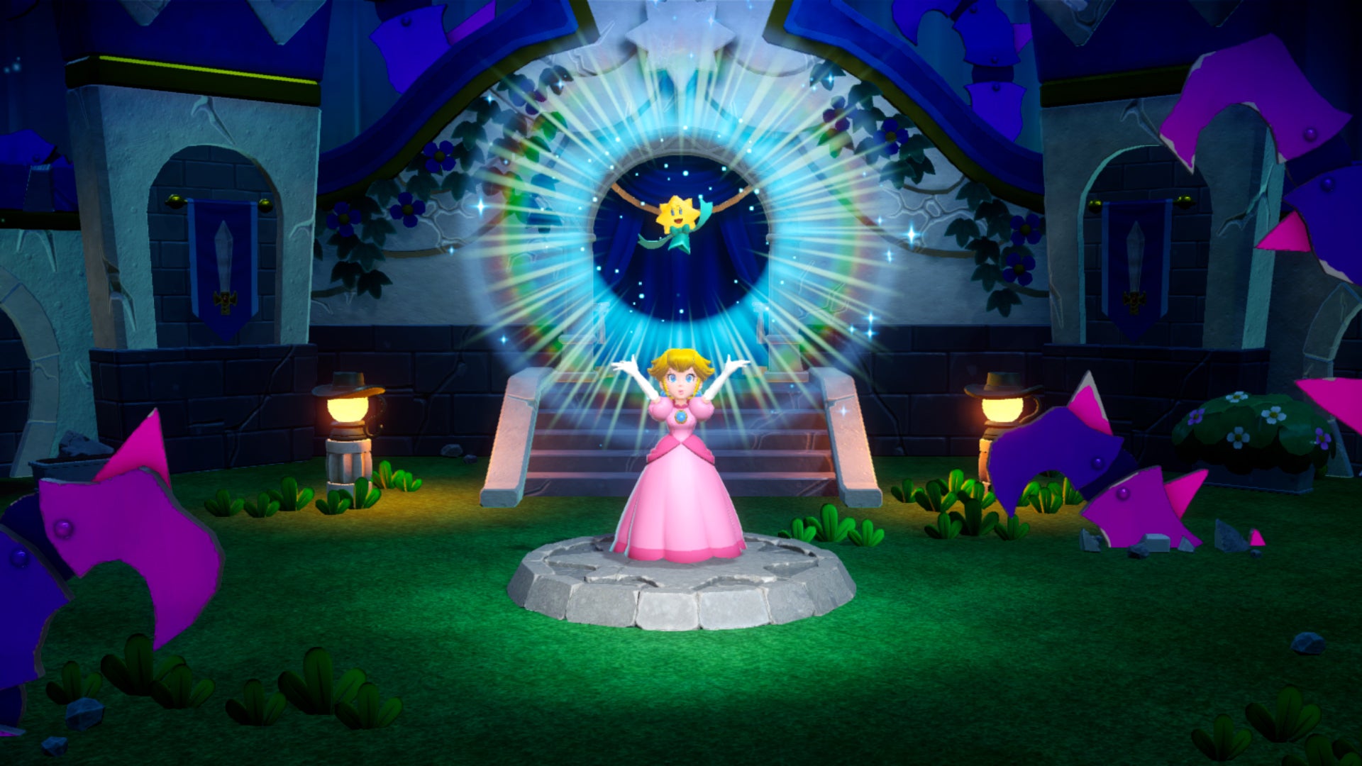 Princess Peach Showtime tasks you with saving the Sparkle Theatre in