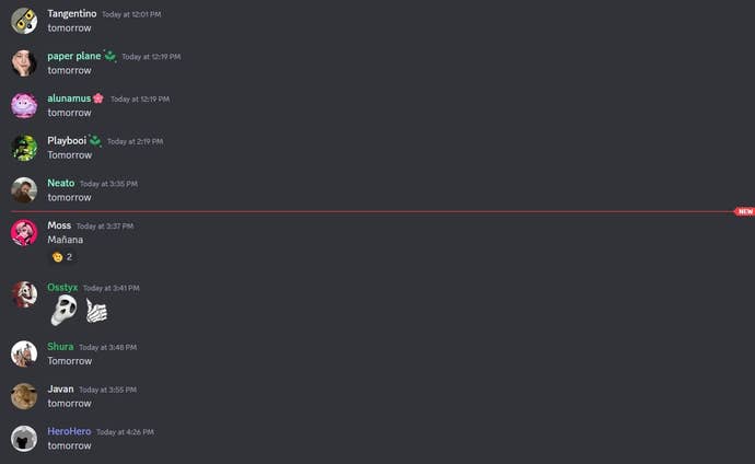 Project L discord screenshot