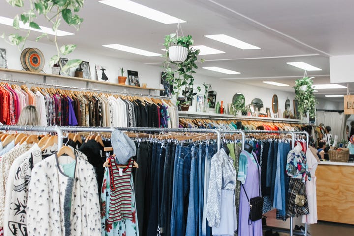 Stock Image - Thrift Store
