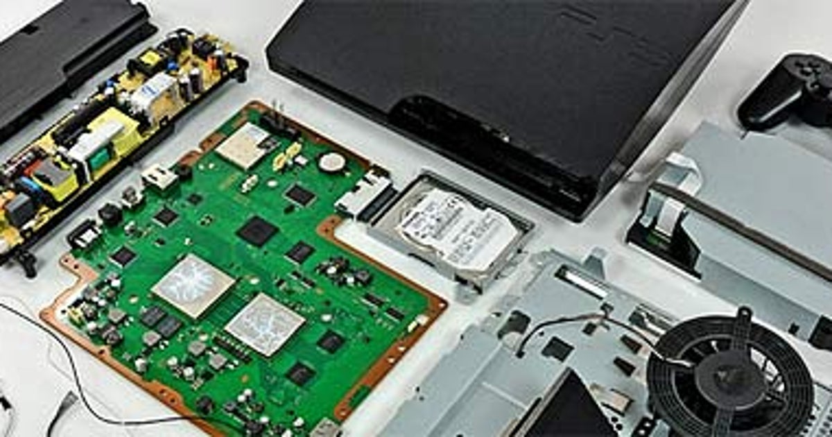 PS3 Slim unscrewed, exploded, imageised, put on the internet | VG247