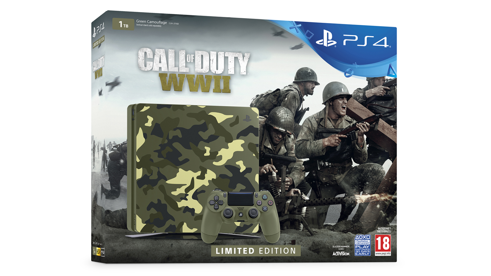 Limited Edition Call of Duty WW2 PS4 console available to pre
