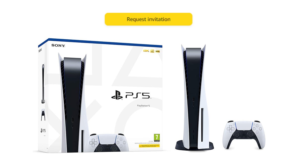 PS5 disc consoles are now available by invitation at Amazon