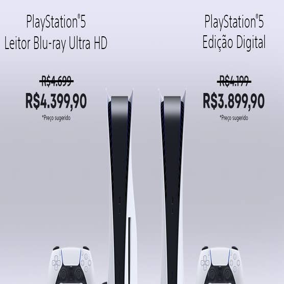 Preços do PS5 no Brasil