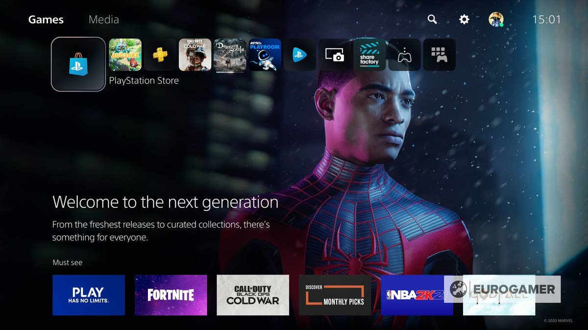 Ps4 Red Menu Ps4 Home Screen Menu