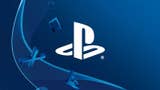 Sony's PlayStation logo on a blue background.