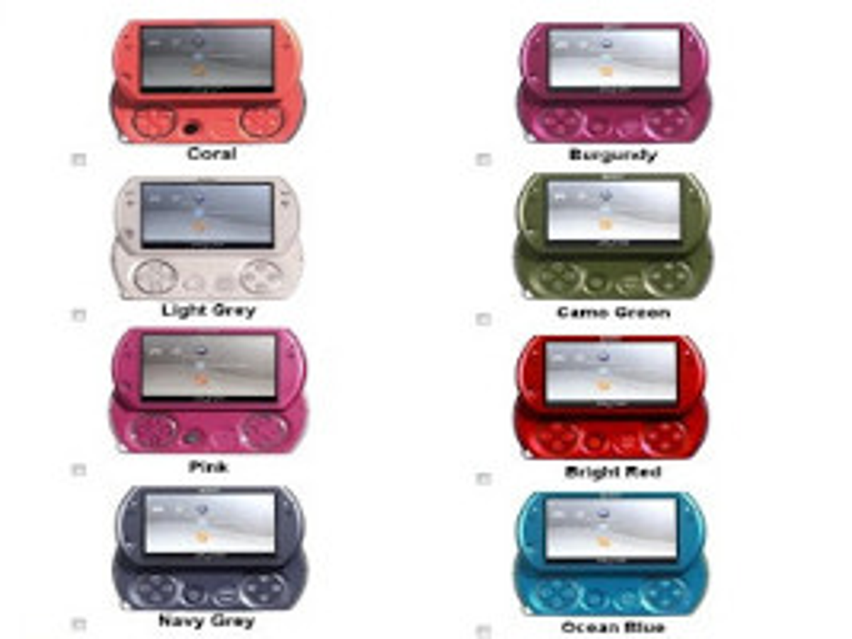 Psp Go Colors