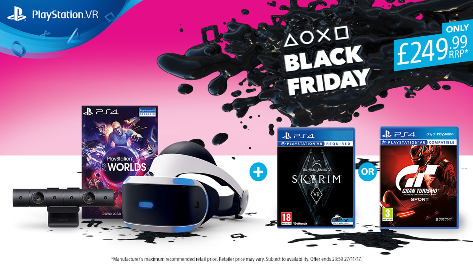 Deals: PlayStation VR bundle for £249.99 Skyrim VR or GT Sport | Eurogamer.net