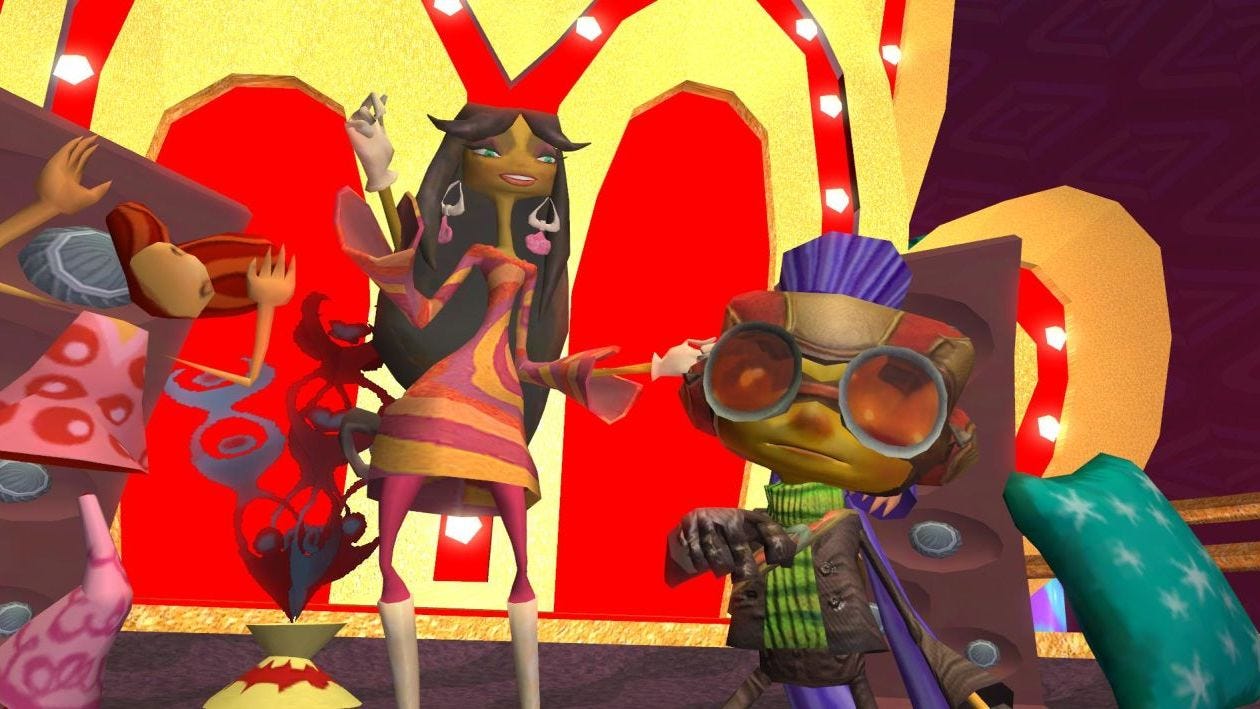 The Joy Of Psychonauts’ most revealing memory vault | Rock Paper Shotgun