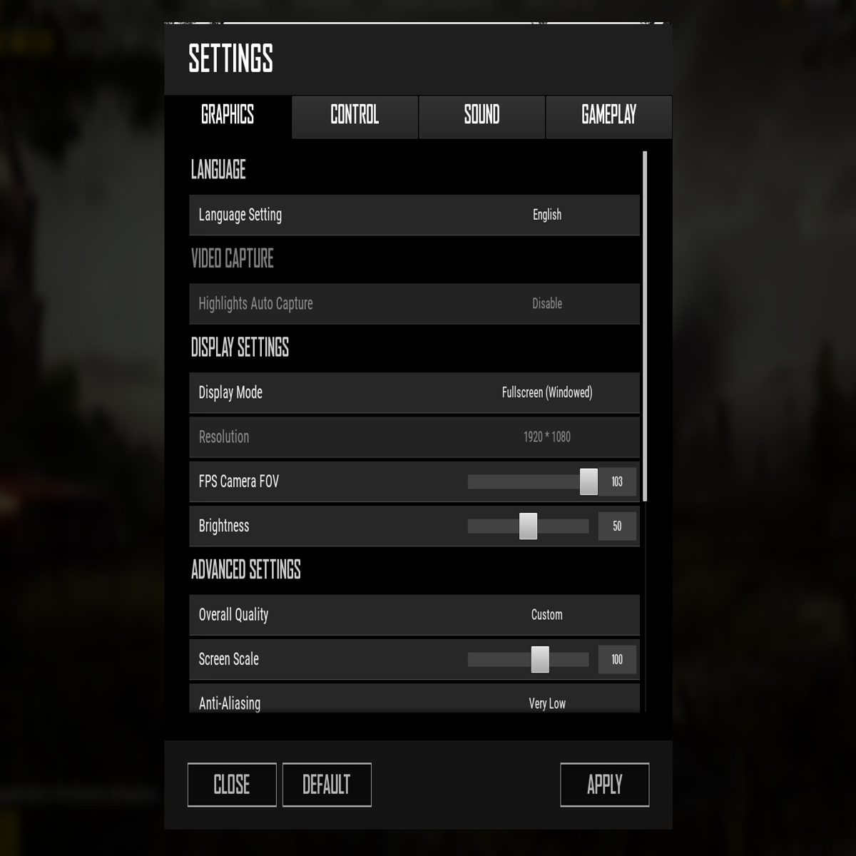 All default gameplay settings have been updated for new players to