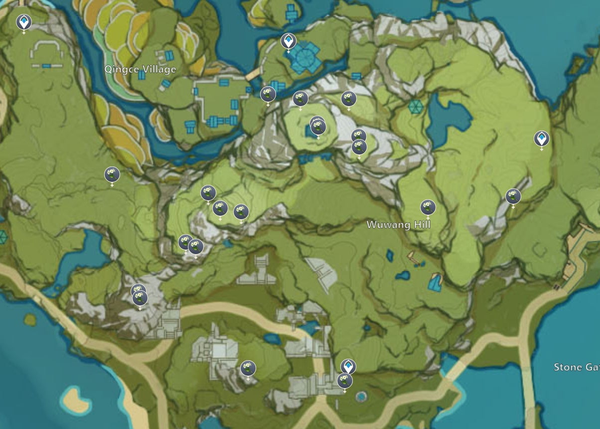 Genshin Impact Qingxin Flower locations and best Qingxin Flower farm route VG247