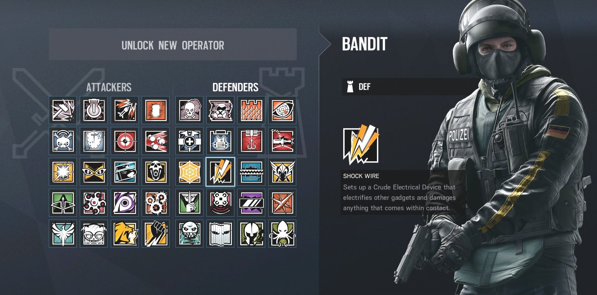 Rainbow Six Siege Bandit: what he can do and how to use him
