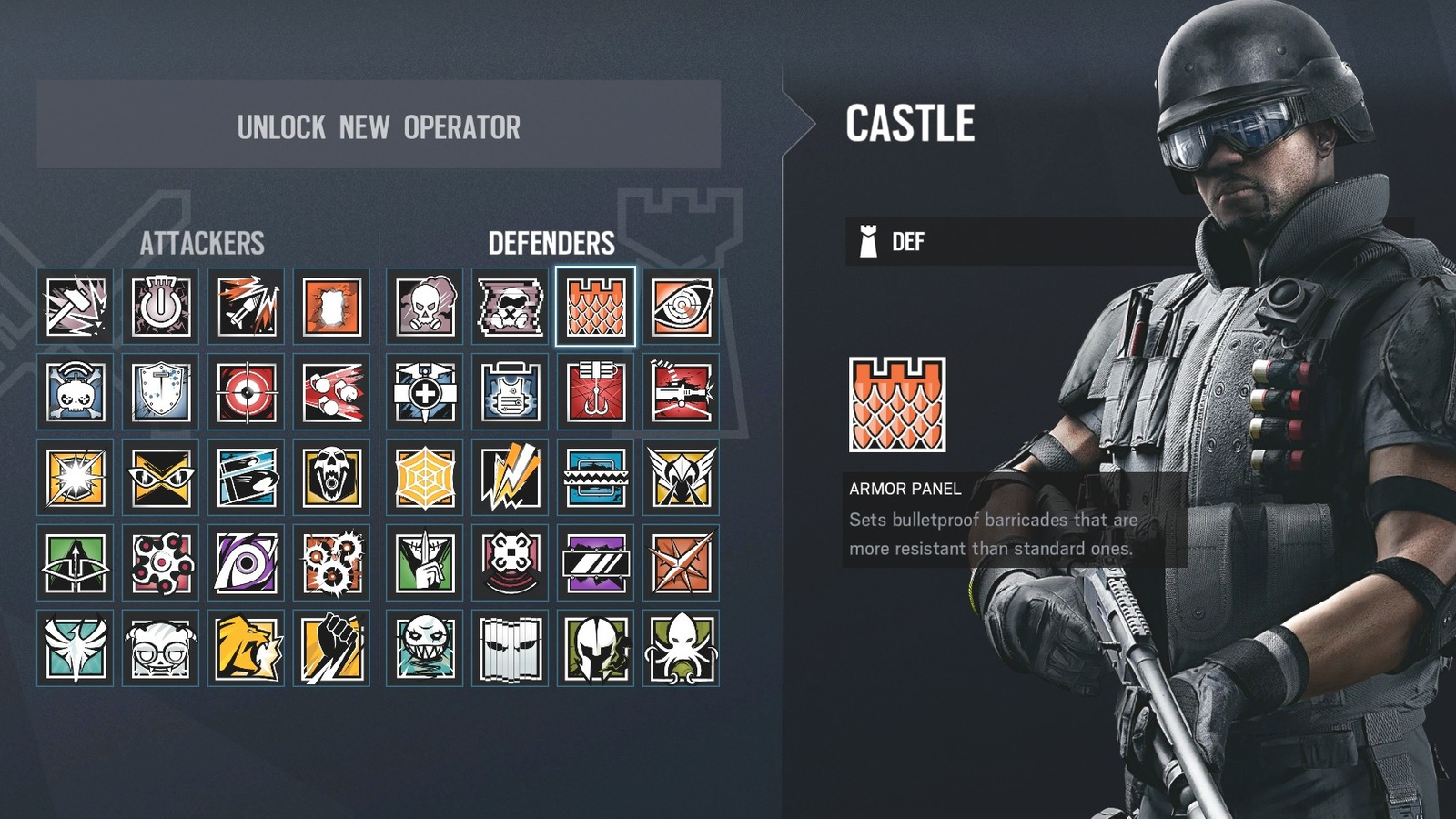 Rainbow Six Siege Castle: what he can do and how to use him