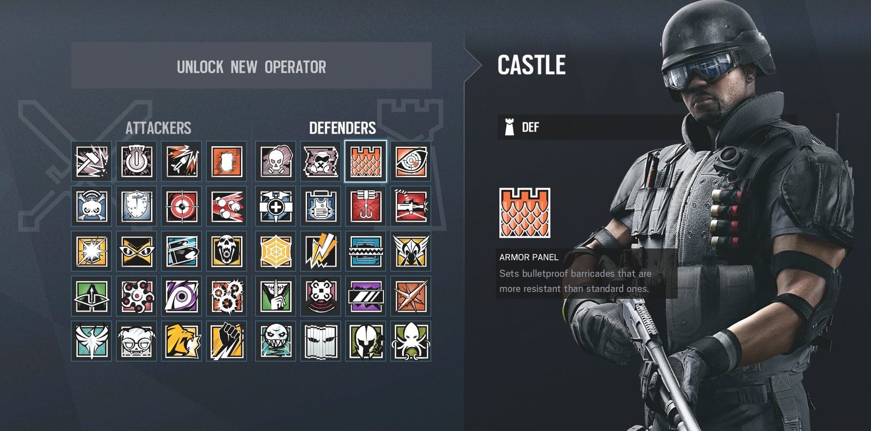 Rainbow Six Siege Castle: what he can do and how to use him | Rock ...