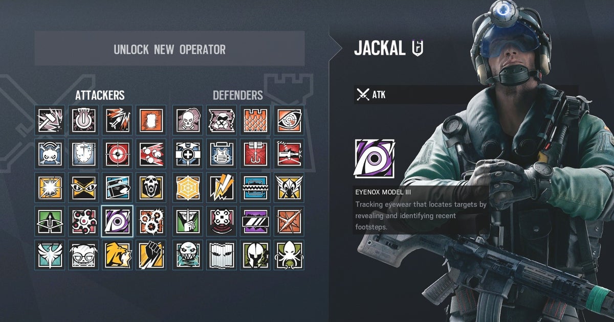 Jackels Gun R6 Rainbow Six Siege Jackal: what he can do and how to use him | Rock ...