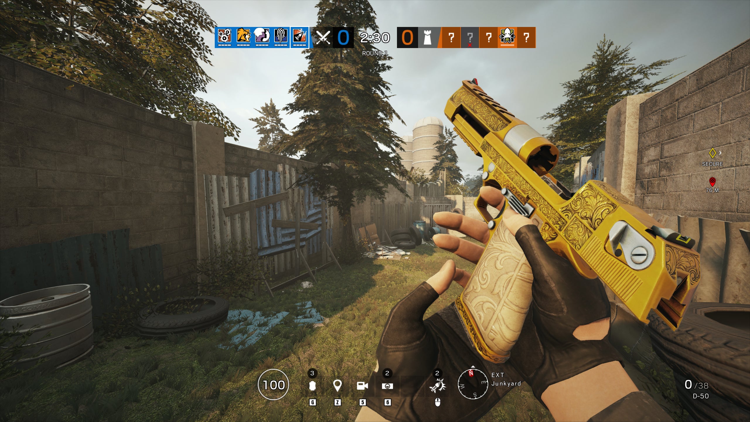 Play Rainbow Six Siege's new Golden Gun arcade mode this weekend only