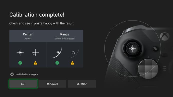 New thumbstick recalibration tool for Xbox Wireless Controllers
