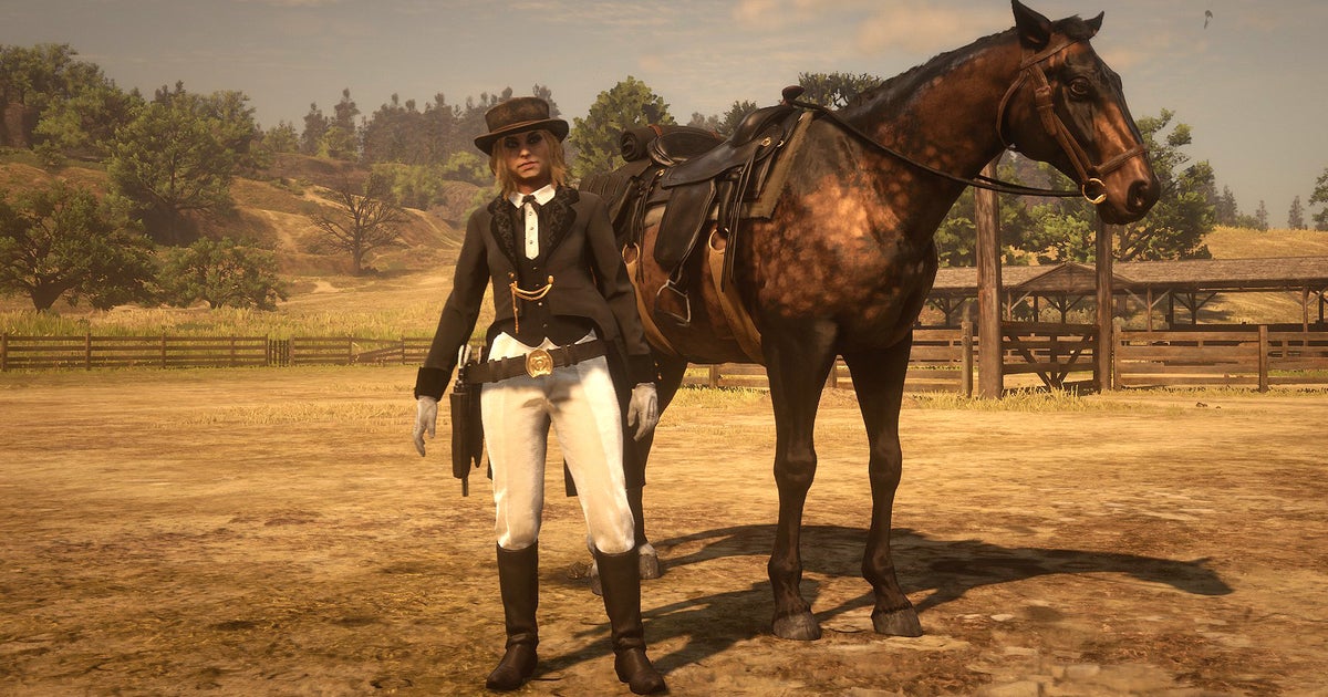 Emma's Adventures: I did horse dressage in Red Dead Online