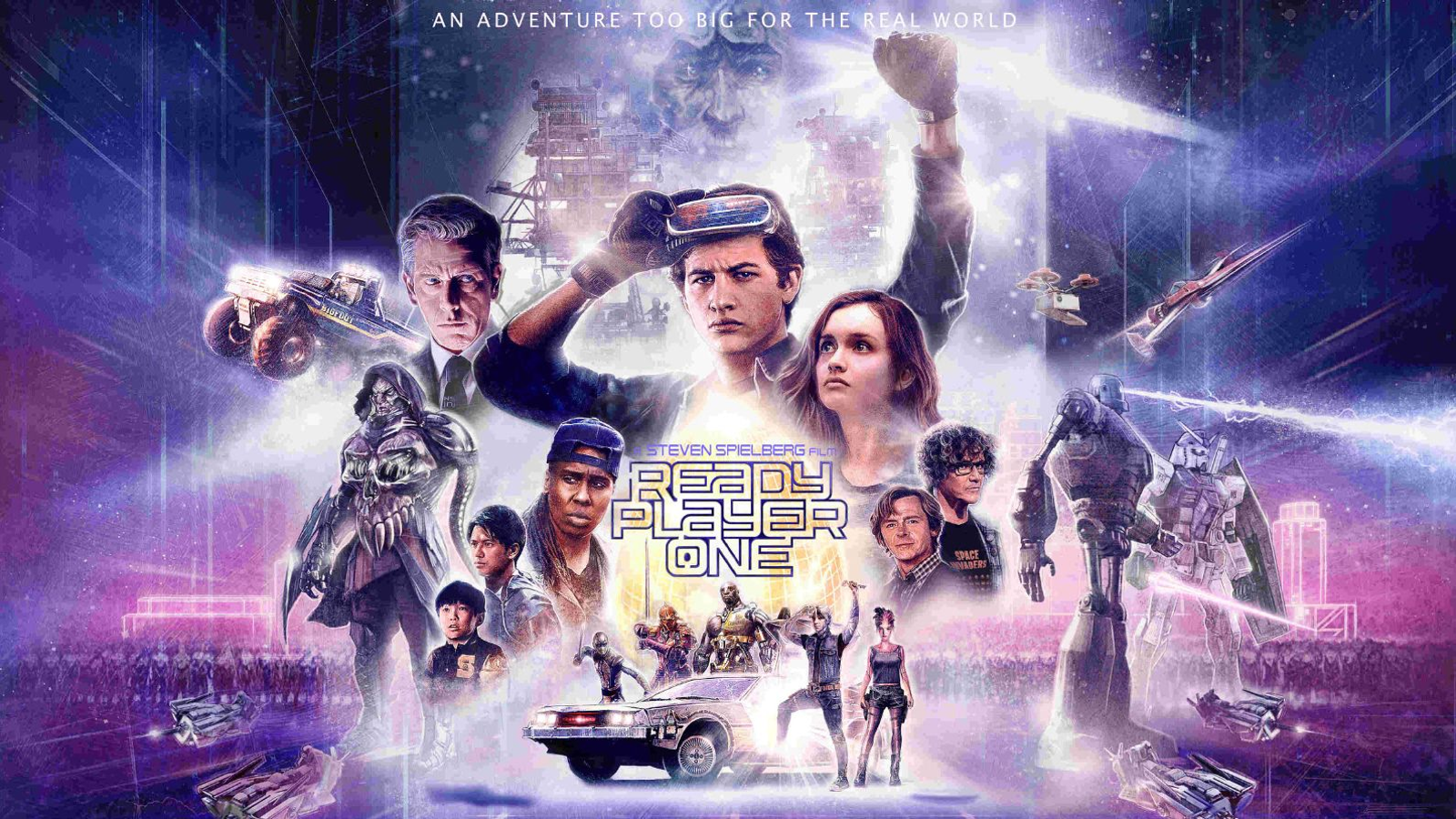 Ready Player One movie poster (e) - 11 x 17 - Back To The Future