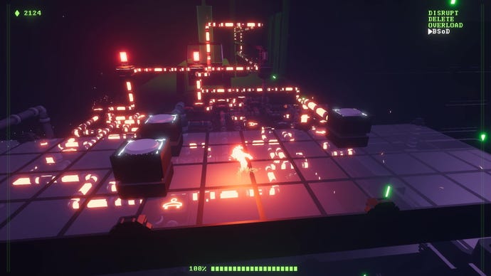 The program lights up logic gates in Recompile.